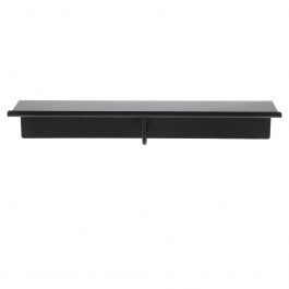 Ράφι Τοίχου Με Κρεμάστρα Ρούχων A-Coat Rack 80x21,5x14,8cm Black Zone Denmark BLACK