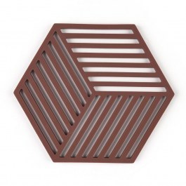 Σουπλά Hexagon 36550 Για Ζεστά Σκεύη 16x14cm Burgundy Zone Denmark BURGUNDY