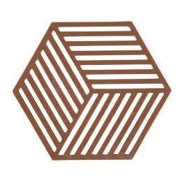 Σουπλά Hexagon 24346 Για Ζεστά Σκεύη 16x14cm Terracotta Zone Denmark TERRACOTTA