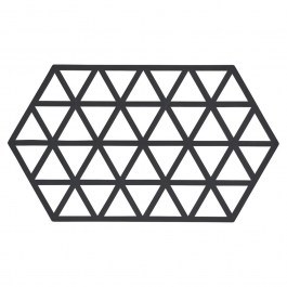 Σουπλά Triangles 330311 Για Ζεστά Σκεύη 24x14cm Black Zone Denmark BLACK
