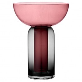 Βάζο Torus Φ25x33cm Black-Rose Aytm ROSE-BLACK