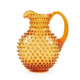 Κανάτα Με Φυσητό Γυαλί Paris Hobnail 100-1 2Lt Amber Anna von Lipa AMBER