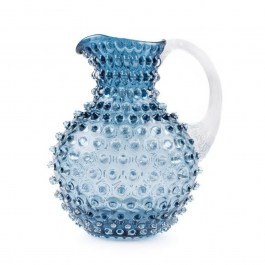 Κανάτα Με Φυσητό Γυαλί Paris Hobnail 100-07 2Lt Blue Smoke Anna von Lipa SMOKE BLUE