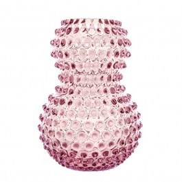 Βάζο Με Φυσητό Γυαλί Hobnail Birdie 299-50 20cm Rosa Anna von Lipa ROSE