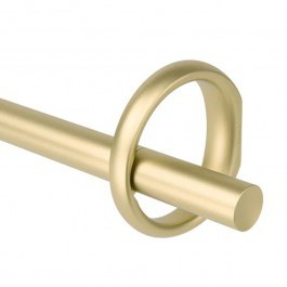 Κουρτινόξυλο Ringlet Μονό Επεκτεινόμενο 1019044-240 Φ2,5cm 107-305cm Gold Umbra GOLD
