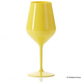 Unbreakable Wine-Cocktail Glass 5000-GI 470ml Yellow Goldplast YELLOW
