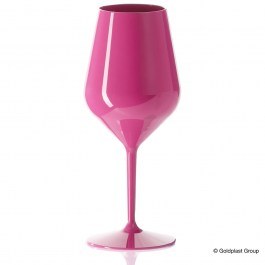 Unbreakable Wine-Cocktail Glass 5000-RSA 470ml Fuchsia Goldplast FUCHSIA