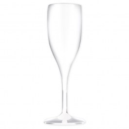 Unbreakable Champagne Flute 3777-11 150ml White Goldplast WHITE