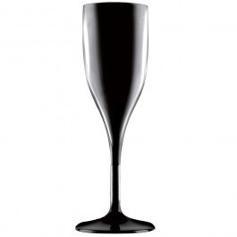 Unbreakable Champagne Flute 3777-19 150ml Black Goldplast BLACK