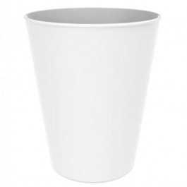 Unbreakable Reusable Glass Conical 3896-11PS 330ml White Goldplast WHITE