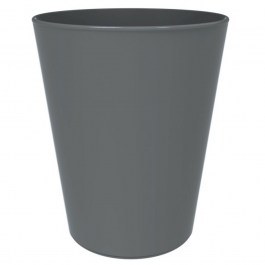 Unbreakable Reusable Glass Conical 3896-103PS 330ml Charcoal-Grey Goldplast GREY