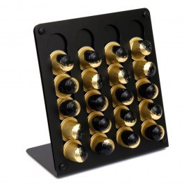 Βάση Για Κάψουλες Nespresso sd100-403 21x21x10cm Matt Black Pam & Co BLACK