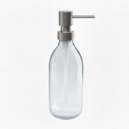 Cream Soap Container 79-011 300ml 6.5x20cm Matt Inox Pam & Co MATTE INOX