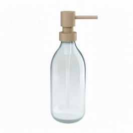 Cream Soap Container 79-103 300ml 6.5x20cm Matt Beige Pam & Co BEIGE