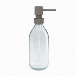 Cream Soap Container 79-163 300ml 6.5x20cm Matt Concrete Grey Pam & Co CONCRETE