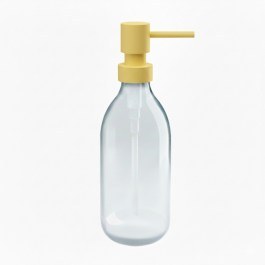 Cream Soap Container 79-603 300ml 6.5x20cm Matt Yellow Pam & Co YELLOW