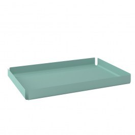 Δίσκος Μπάνιου Διακοσμητικός Ortho 33020-913 30x20x3cm Matt Turquoise Pam & Co TURKUAZ