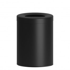 Trash Can 2536-403 12lt 25x30cm Matt Black Pam & Co BLACK