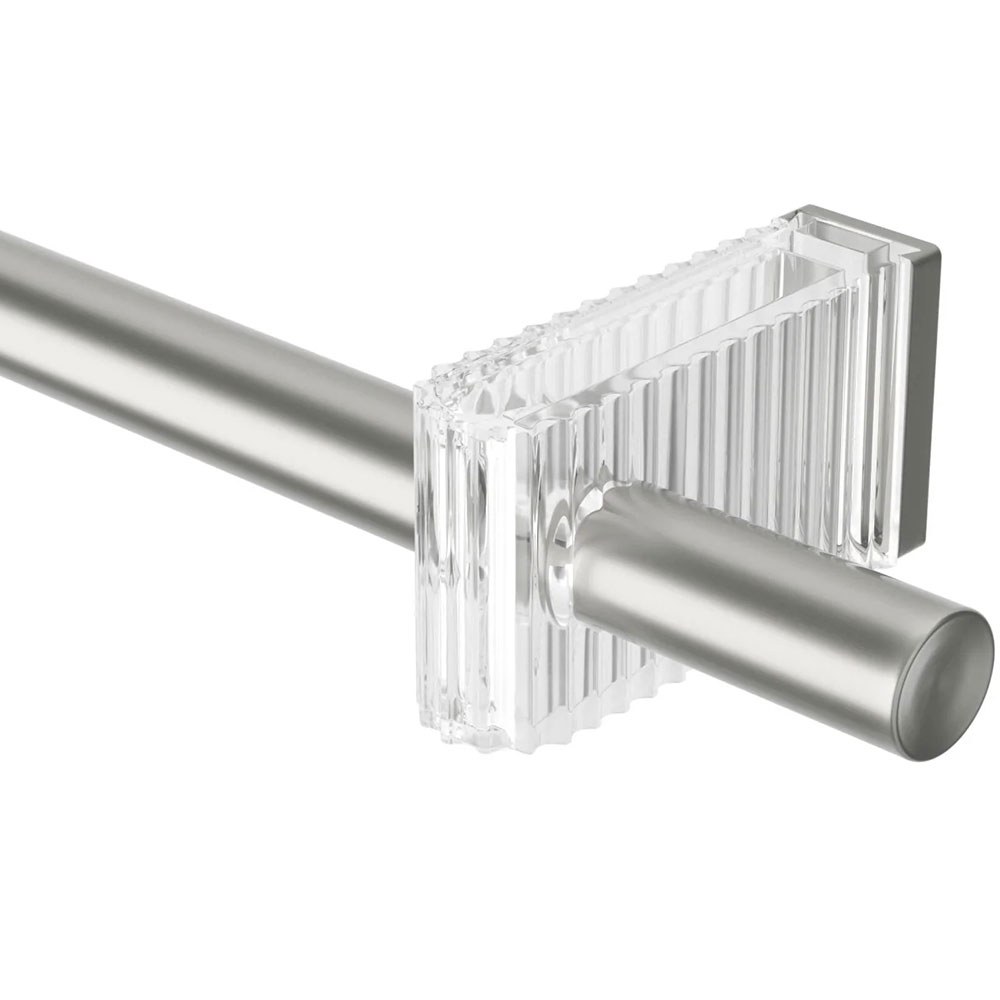 Κουρτινόξυλο Flute Μονό Επεκτεινόμενο 1023440-411 Φ2,5cm 107-305cm Nickel Umbra