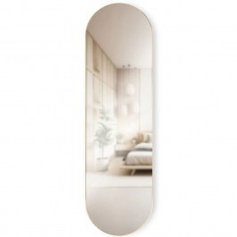 Wall Mirror Hubba Pill 1023469-104 45,7x4,1x157,4cm Brass Umbra BRASS
