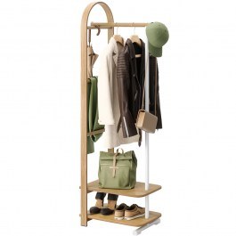 Coat Rack Bellwood 1022523-668 37,3x54,2x167,3cm Natural-White Umbra NATURAL-WHITE