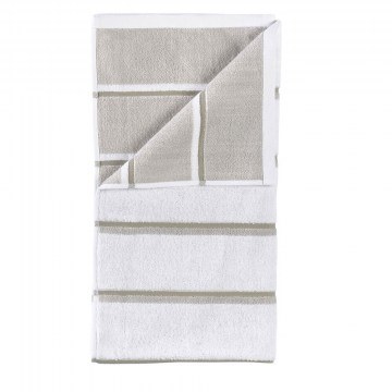 Πετσέτα Μπάνιου Sauna 37607 White-Soft Grey-Eucalyptus Zone Denmark