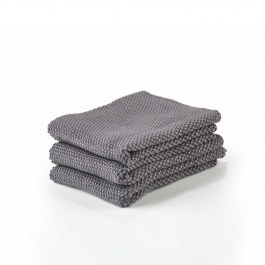 Dish Cloths (Set of 3) 37807 27x27cm Grey Zone Denmark GREY