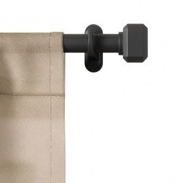 Geo Curtain Rod Single & Adjustable 1023732-038 D2,5cm 107-305cm Black Umbra BLACK
