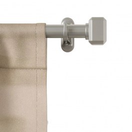 Geo Curtain Rod Single & Adjustable 1023732-411 D2,5cm 107-305cm Nickel Umbra NICKEL