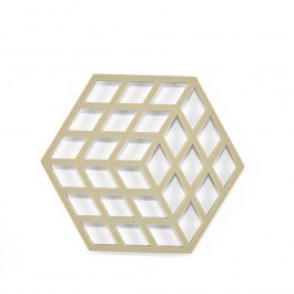 Βάση Θερμών Σκευών Cube 38798 16x14x0,9cm Sand Zone Denmark SAND