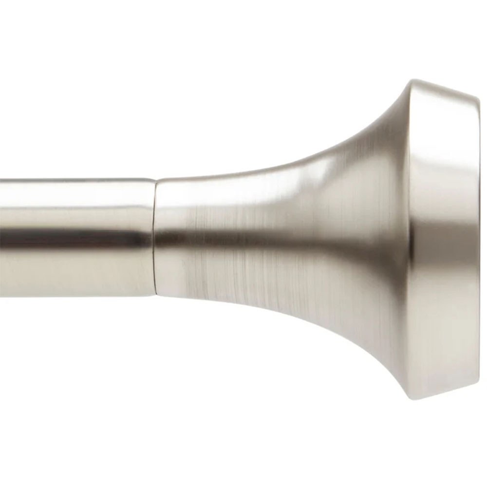 Κουρτινόξυλο Ella Μονό Επεκτεινόμενο 246627-411 Φ2,5cm 183-366cm Nickel Umbra