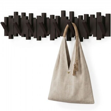 Wall Hook 8 Seats Sticks 1023536-213 72x3x18cm Espresso Umbra
