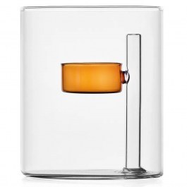 Βάση Ρεσώ Iris 313.095 Φ10x12cm Clear-Amber Ichendorf CLEAR-AMBER