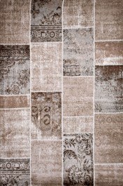 Σετ Χαλιά Κρεβατοκάμαρας 3Τμχ. Sky 25307-796 Beige-Brown Merinos BEIGE-BROWN