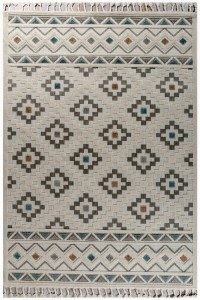 Σετ Χαλιά Κρεβατοκάμαρας 3Τμχ. Tenerife 54097-230 Ivory-Multi Merinos