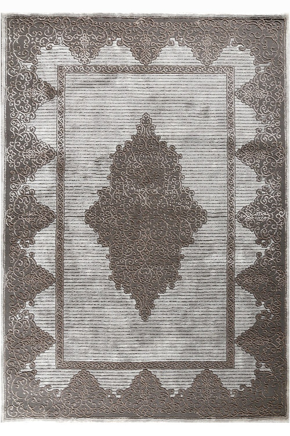 Χαλί Craft 23476-276 Brown-White Merinos
