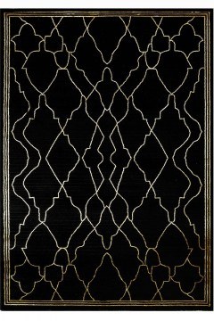 Χαλί Craft 36939-975 Black-Gold Merinos