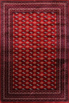 Carpet Bedroom's Set 3Pcs. Dubai 62096-010 Red Merinos