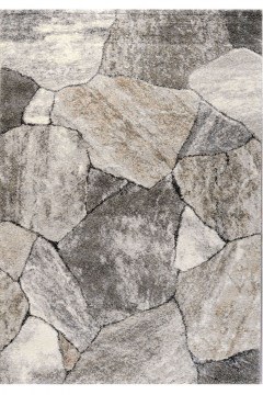 3 Piece Bedroom Carpet Set. Dorado 65499-295 Grey Merinos