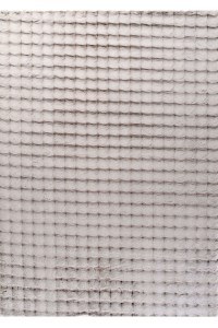 3 Piece Bedroom Carpet Set. Fuzzy 26164-095 Grey Merinos