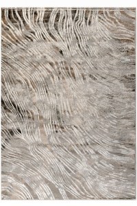 3 Piece Bedroom Carpet Set Mendez 45002-101 Grey-Brown 67X500 Merinos