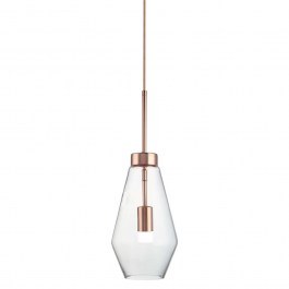 Φωτιστικό Οροφής DD-GL-0627CLEAR 1xG9 Φ17cm 140cm Copper Aidonitsa COPPER
