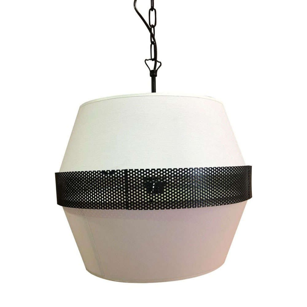 Φωτιστικό Οροφής TOP-9046-1 1xΕ27 40W Φ41cm 80cm White-Grey Aidonitsa