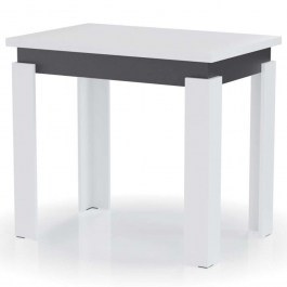 Τραπέζι Επεκτεινόμενο Family GR-TAB90-1 90x60x77cm White-Anthracite WHITE-ANTHRACITE