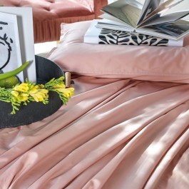 Bed Sheet Opulence 1907 Salmon Pink Kentia SALMON