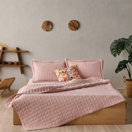 Bedspread Vegas 14 Dusty Pink Kentia DUSTY PINK