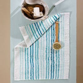 Πατάκι Μπάνιου Peyton 19 Ecru-Turquoise Kentia ECRU-TURQUOISE