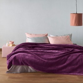 Κουβέρτα Bella 05 Plum Kentia PLUM