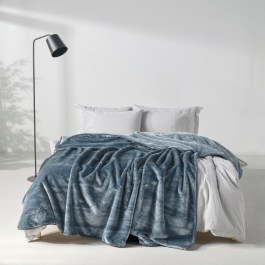 Κουβέρτα Bella 2601 Dark Blue Kentia DARK BLUE