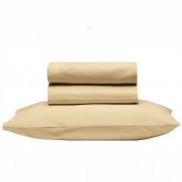 Bed Sheets Essential 11 Fitted Ochre Kentia OCHRE